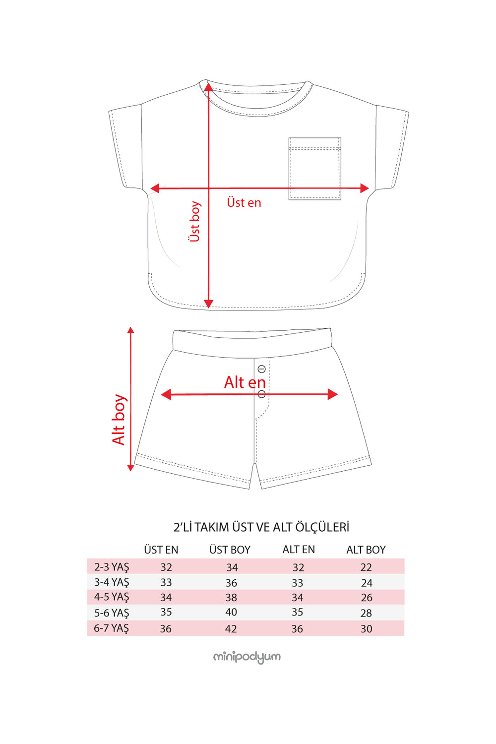 Beden Tablosu