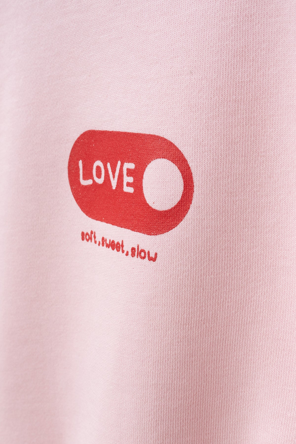 Kız Bebek Alt Üst Takım Kalp Baskılı Love Detaylı Kırmızı