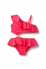 Kız Çocuk Bikini Takımı Halka Detaylı Hijyenik Pedli