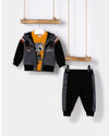 RIDE EMBROIDERED 3 PCS WHOLESALE BABY BOY TRACKSUIT SET